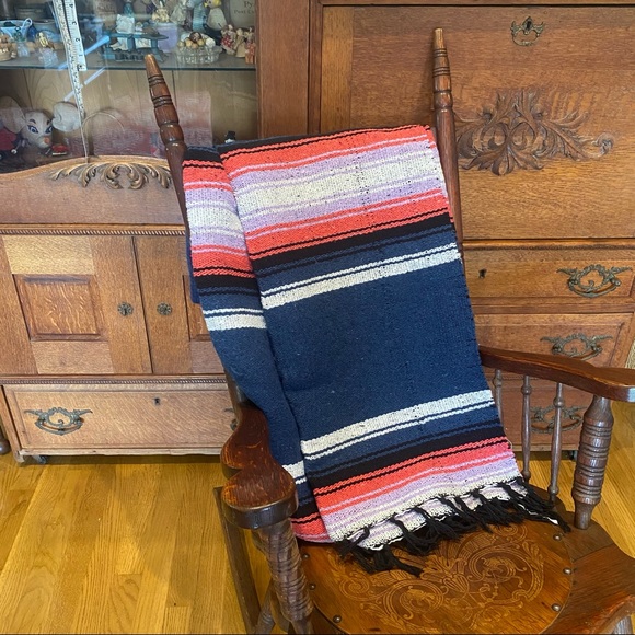 Molina Indian Hand Woven Sarape Blanket NWOT - Picture 5 of 6